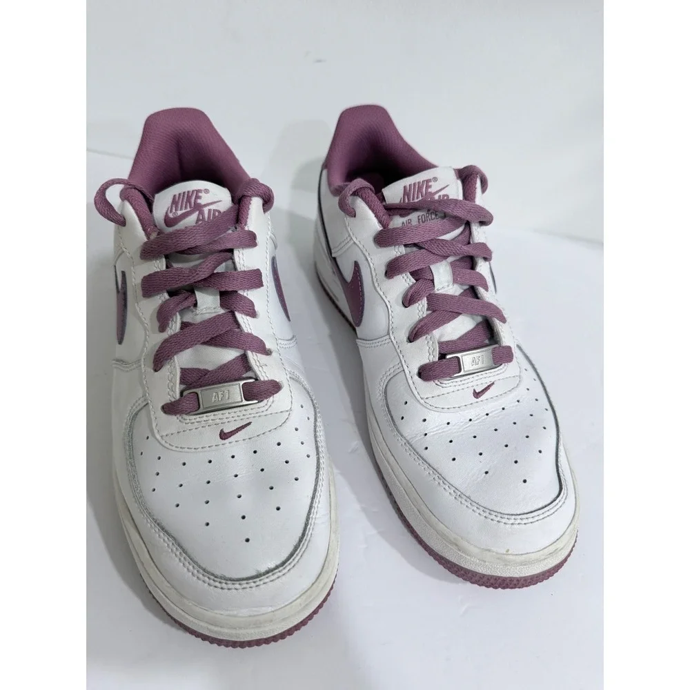 Nike Air Force 1 Low White Plum Purple DH9600-101 GS Size 6.5Y Womens 8 Sneaker